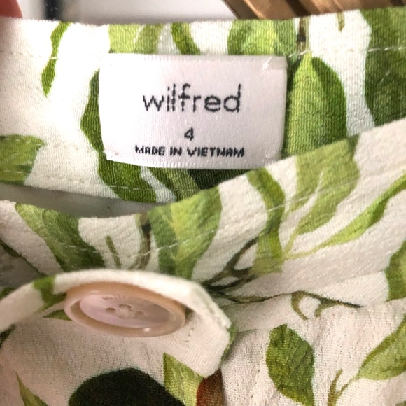 Aritzia Wilfred Amelie Avocado Skirt - Picture 9 of 9